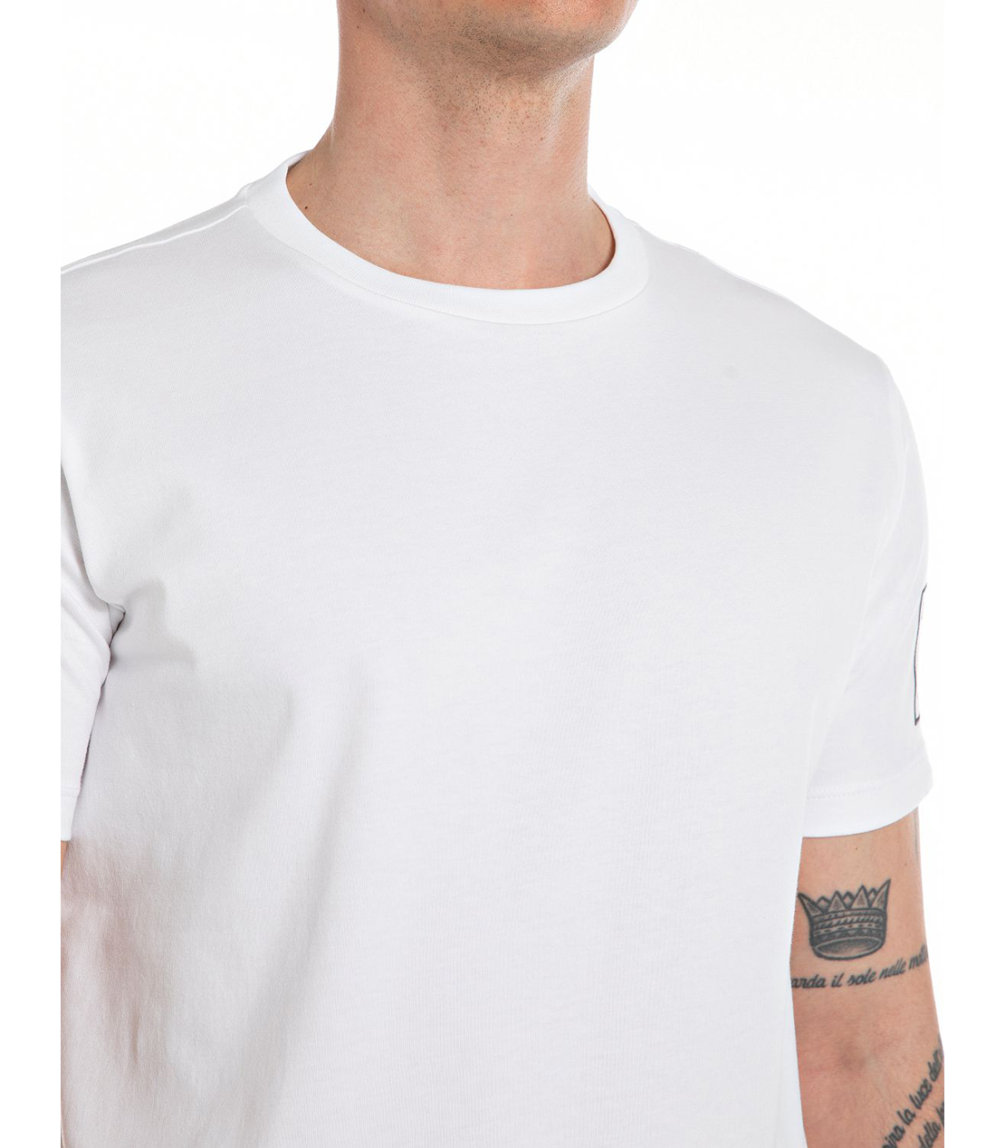 レギュラースリムコットンジャージーTシャツ 詳細画像 ホワイト 3